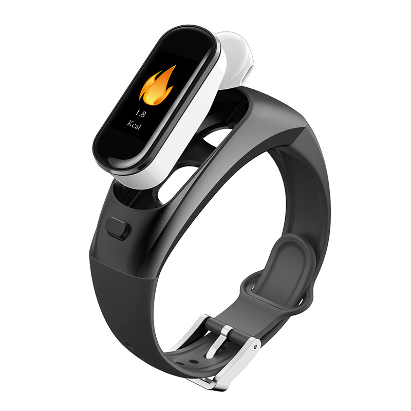 Ακουστικά Bluetooth Ασύρματα - Smart Watch & Fitness Bracelet με Tracker & Μετρητή Αρτηριακής Πίεσης